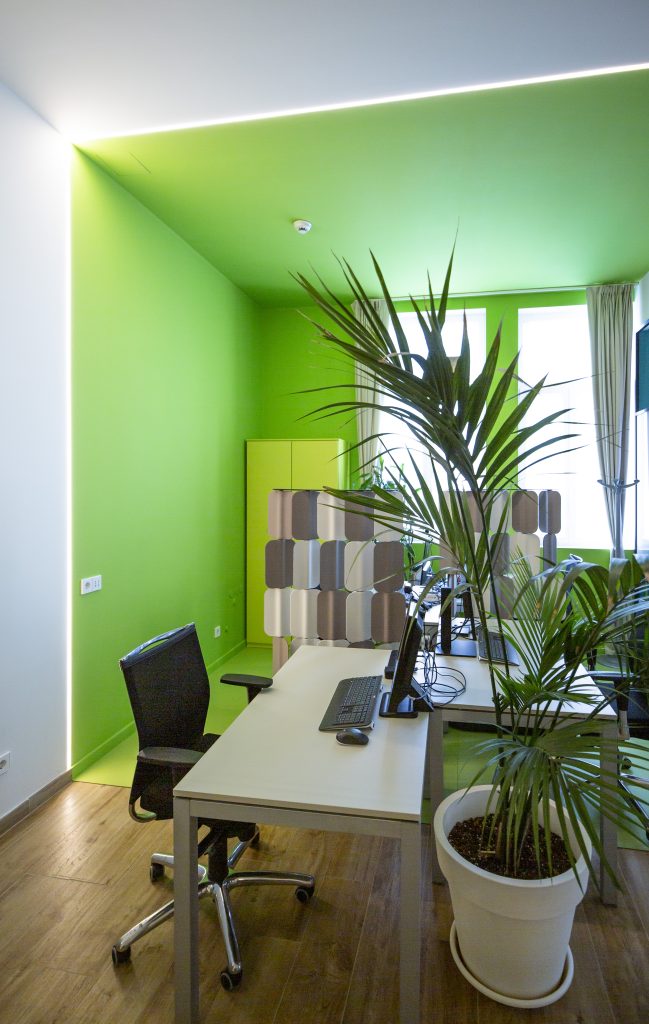 Ufficio Gedeon Richter sala verde